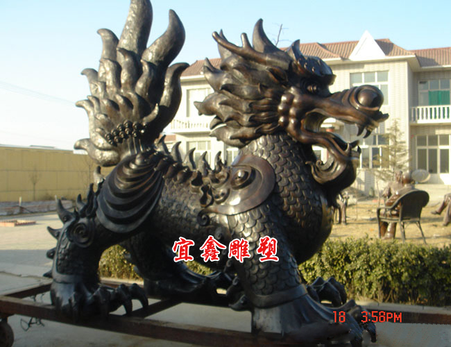 铜雕麒麟