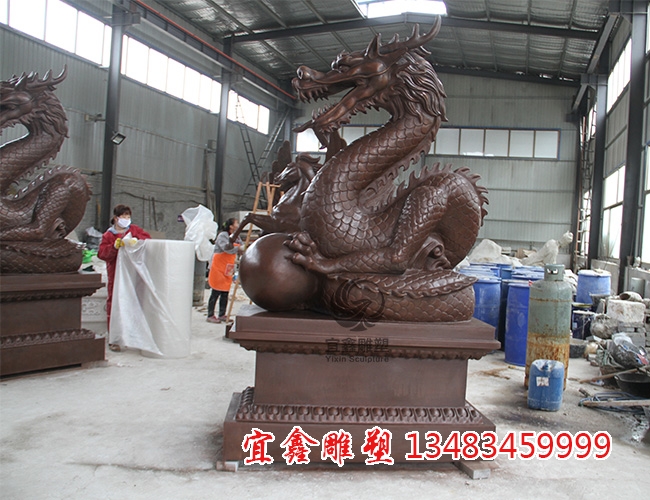 铜雕动物-铜雕龙