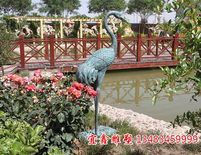 故宫铜雕鹤