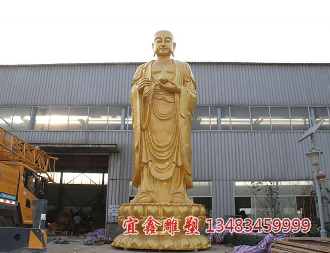10米铜雕地藏王菩萨佛像